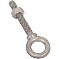 National Hardware N245-159 Eye Bolt, 1/2-13 Thread, 3-1/8 in L Thread, 1 in ID x 1-3/4 in OD Dia Eye, 3-1/4 in L Shank