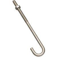 National Hardware 2195BC Series N232-934 J-Bolt, 5/16 in Thread, 3 in L Thread, 7 in L, 160 lb Working Load, Steel, Zinc