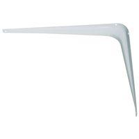 National Hardware 211BC Series N218-925 Shelf Bracket, 100 lb, 8 in L, Steel, White