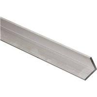 National Hardware 4204BC Series N247-429 Angle Stock, 1 in L Leg, 72 in L, 1/8 in Thick, Aluminum, Mill