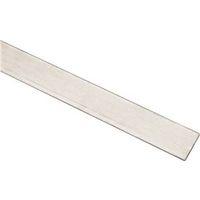 National Hardware 4200BC Series N247-064 Flat Bar, 1 in W, 48 in L, 1/8 in Thick, Aluminum, Mill