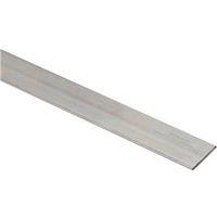 National Hardware 4201BC Series N247-197 Flat Bar, 3/4 in W, 72 in L, 1/16 in Thick, Aluminum, Mill