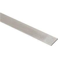 National Hardware 4201BC Series N247-213 Flat Bar, 1 in W, 72 in L, 1/16 in Thick, Aluminum, Mill