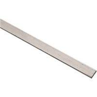 National Hardware 4200BC Series N247-015 Flat Bar, 1/2 in W, 72 in L, 1/8 in Thick, Aluminum, Mill