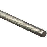 National Hardware N179-531 Threaded Rod, 1/2-13 Thread, 36 in L, A Grade, Steel, Zinc, UNC Thread
