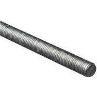 National Hardware N179-549 Threaded Rod, 5/8-11 Thread, 36 in L, A Grade, Steel, Zinc, UNC Thread