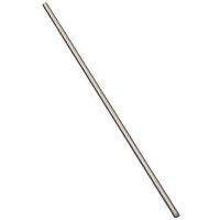 National Hardware N179-580 Threaded Rod, 1/4-20 Thread, 72 in L, A Grade, Steel, Zinc, UNC Thread