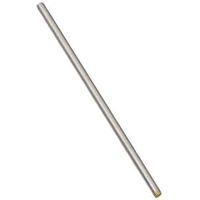 National Hardware N179-432 Threaded Rod, 3/8-16 Thread, 24 in L, A Grade, Steel, Zinc, UNC Thread
