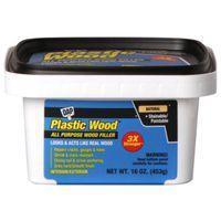 DAP Plastic Wood 00529 Wood Filler, Paste, Musty, Natural, 16 oz