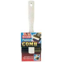 Wooster 1832 Painter's Comb, 1 in L Trim, Brass Trim, Polypropylene Handle