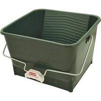 Wooster 8616 Paint Roller Bucket, 4 gal, Polypropylene, Green, Comfort-Grip Handle