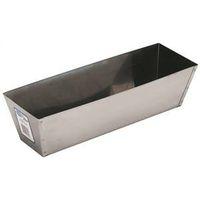 Wallboard Tool 23-002 Mud Pan, 12-1/2 in L, 4 in W, 12-1/2 in L Bottom, Stainless Steel