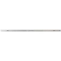 Johnson J72 Measuring Ruler, SAE Graduation, Aluminum, Clear, 2 in W