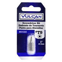 Vulcan 307161OR Screwdriver Bit, Hex Shank, S2 Chrome Molybdenum Steel