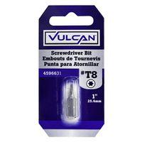 Vulcan 307081OR Screwdriver Bit, Hex Shank, S2 Chrome Molybdenum Steel