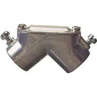 Halex 14405 Set Screw Pull Elbow, 90 deg Angle, 1/2 in, Zinc, 15/BX