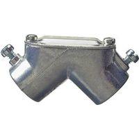 Halex 14407 Set Screw Pull Elbow, 90 deg Angle, 3/4 in, Zinc, 10/BX