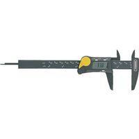 General 147 Caliper, 0 to 6 in, 1.57 in Jaw, Digital, LCD Display, Stainless Steel