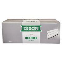 Dixon Ticonderoga 88819 Tapered Round Railroad Chalk, White, Temporary