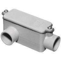 Carlon E985D-CTN Conduit Body, 1/2 in Hub, 4-5/16 in OAL, PVC