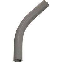 Carlon UA7AJ-CAR Elbow, 2 in Trade Size, 45 deg Angle, SCH 40 Schedule Rating, PVC, Plain End, Gray