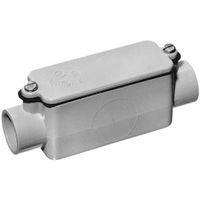 Carlon E987F-CAR Conduit Body, Rigid, 1 in Hub, 6-7/8 in OAL, PVC, Gray