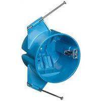 Carlon B520P-UPC Ceiling Box, Captive Nail Mounting, 4 in W, 4 in D, 2-1/4 in H, 1 -Gang, Polycarbonate, Blue