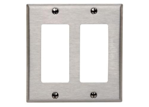 84409-040 2G DECORA PLATE SS