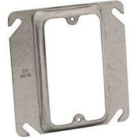 Southwire 52C13-UPC Device Ring, 1/2 in L, 4 in W, Square, 1-Gang, Steel, Silver, Galvanized