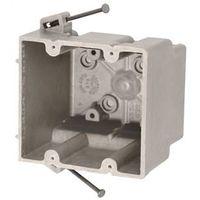 fiberglassBOX 2300-NK Electrical Box, 2 -Gang, Fiberglass/Polyester, Beige/Tan, Wall Mounting