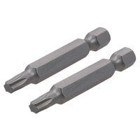 Irwin IWAF22TX252 Power Bit, T25 Drive, Torx Drive, 1/4 in Shank, Hex Shank, 1-15/16 in L, Steel