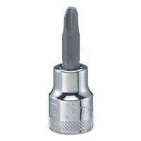 DEWALT DWMT75448OSP Phillips Screwdriver Bit Socket, #3 Tip, 3/8 in Drive, Chrome Vanadium, Polished Chrome Vanadium