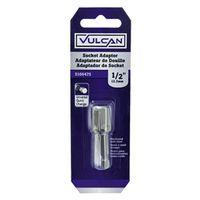 Vulcan 440911OR Socket Adapter, 1/2 in Drive, 2 in L, Hardened Steel