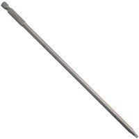 Senco EA0315 Replacement Power Bit, Square Drive, 1/4 in Shank, Hex Shank, 9 in L, Steel
