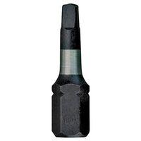 Milwaukee SHOCKWAVE 48-32-4572 Power Bit, #2 Drive, Square Recess Drive, 1/4 in Shank, Hex Shank, 3-1/2 in L