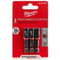Milwaukee 49-66-4522 Nut Driver, 1/4 in Drive, 1-7/8 in L, 1/4 in L Shank, Hex Shank