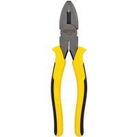 STANLEY 84-029 Lineman's Plier, 8 in OAL, Comfort-Grip Handle