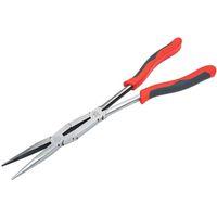 Crescent PSX200C Nose Plier, 13.46 in OAL, 4 in Jaw Opening, Black/Red Handle, Comfort-Grip Handle, 2-3/4 in L Jaw