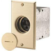 Eaton Cooper Wiring TR5797 Floor Box Receptacle, 2 -Pole, 125 V, 15 A