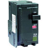 Square D QO QO230CP Circuit Breaker, In-Line, 30 A, 2 -Pole, 120/240 VAC, 48 VDC, Plug Mounting, Almond