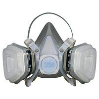3M TEKK Protection 52P71PC1-B/R52P71 Disposable Respirator, M Mask, P95 Filter Class, Dual Cartridge, Gray