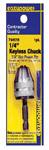 Eazypower 79675 Drill Chuck, 1/4 in Chuck, Steel, Keyless