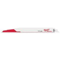 Milwaukee 48-00-5027 Reciprocating Saw Blade, Applicable Materials: Nail-Embedded Wood, 1 in W, 12 in L, 5 TPI
