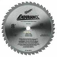 Milwaukee 48-40-4515 Circular Saw Blade, 8 in Dia, 5/8 in Arbor, 42-Teeth, Carbide Tipped Cutting Edge