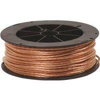 Southwire 4STRDX200BARE Bare Electrical Wire, Stranded, 4 AWG Wire, 198 ft L, Copper Conductor