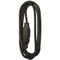 Woods 0260 Extension Cord, 16 AWG Cable, 8 ft L, 13 A, 125 V, Black