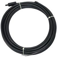 ProSource DC00001-25 Power Drain Snake, 1/4 in Dia Cable, 25 ft L Cable