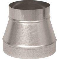 Imperial GV1200 Stove Pipe Reducer, 6 x 5 in, 26 ga Thick Wall, Galvanized