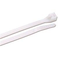 Gardner Bender 45-308 Cable Tie, 2 in Max Bundle Dia, Double-Lock Locking, 6/6 Nylon, Natural, 8 in L, 20/BAG