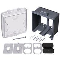 Red Dot 2CKPM Cover, 6-5/8 in L, 5-9/16 in W, Rectangular, Polycarbonate, Clear
